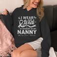 I Wear In Memory Of My Nanny Lung Cancer Unisex Hoodie I Wear In Memory Of My Nanny Lung Cancer Unisex Hoodie