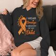 I Wear Orange In Memory Of My Dad Leukemia Awareness Cancer Unisex Hoodie I Wear Orange In Memory Of My Dad Leukemia Awareness Cancer Unisex Hoodie