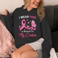 I Wear Pink In Memory Of My Cousin Breast Cancer Awareness Unisex Hoodie