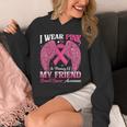 I Wear Pink In Memory Of My Friend Breast Cancer Awareness D Unisex Hoodie