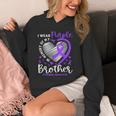I Wear Purple In Memory Of My Brother Overdose Awareness Unisex Hoodie I Wear Purple In Memory Of My Brother Overdose Awareness Unisex Hoodie