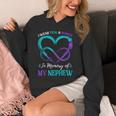 I Wear Teal & Purple In Memory Of My Nephew Unisex Hoodie I Wear Teal & Purple In Memory Of My Nephew Unisex Hoodie