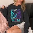 I Wear Teal And Purple In Memory Of My Mom Unisex Hoodie