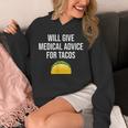 Will Give Medical Advice For Tacos Shirt Nurse Graduation MD Unisex Hoodie