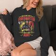 Woman Firefighter Aunt TiTi Auntie Black Graduation Unisex Hoodie