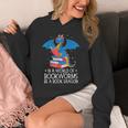 In A World Full Of Bookworms Be A Book Dragon Reading Unisex Hoodie