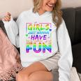 80's Girls Just Wanna Have Fun Nostalgia 1980s Style Premium Tri-Blend Unisex Hoodie