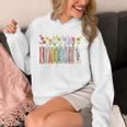 Applied Behavior Analysis Book Wildflower ABA RBT Therapist Premium Tri-Blend Unisex Hoodie