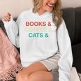 Books Coffee Cats Social Justice Unisex Hoodie