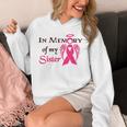 Breast Cancer Walk In Memory Of My Sister Unisex Hoodie