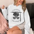 Certified Graduate Vintage Mortarboard Graduation Unisex Hoodie