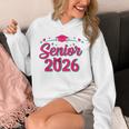 Coquette Pink Bow Senior 2026 Class Of Graduation Unisex Hoodie