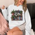 Cosy Sloth In Bookshelf With Plants Unisex Hoodie