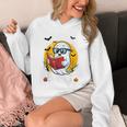 Cute Ghost Reading Book Retro Halloween Librarian Unisex Hoodie Cute Ghost Reading Book Retro Halloween Librarian Unisex Hoodie