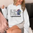 Cute Graduation Cat Masters High School T-Shirt For Men Women Kids Unisex Hoodie