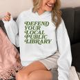 Defend Your Local Public Library For Book Lovers Unisex Hoodie
