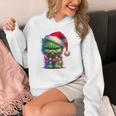 Ew People Meowy Cat Christmas Introvert Men Women Unisex Hoodie