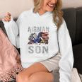 My Favorite Airman Calls Me Son Air Force Graduation Son Unisex Hoodie