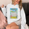 Frutiger Aero Aesthetic Rainbow Glitch Art Unisex Hoodie