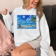 Frutiger Aero Beach Y2k Aesthetic Palm Tree Sand Ocean Premium Unisex Hoodie