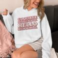 Goodbye Middle School Hello High School 8th Grade Graduation Unisex Hoodie