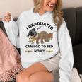 I Graduated Can I Go Back To Bed Sloth Graduation Cap Unisex Hoodie