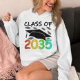 Graduation Class Of 2035 Hand Prints Space Pre-K -12th Grade Unisex Hoodie