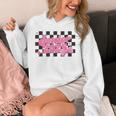 Groovy Senior Class Of 2026 Coquette Pink Bow Graduation Unisex Hoodie