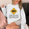 INTJ Warnings Architect Personality Type Introvert Unisex Hoodie INTJ Warnings Architect Personality Type Introvert Unisex Hoodie