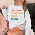 Introvert Pet Ladybug Mom Unisex Hoodie Introvert Pet Ladybug Mom Unisex Hoodie