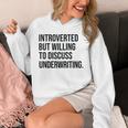 Introverted Underwriter Underwriting Introvert Unisex Hoodie Introverted Underwriter Underwriting Introvert Unisex Hoodie