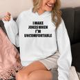 I Make Jokes When Im Uncomfortable Sarcastic Introvert Unisex Hoodie I Make Jokes When Im Uncomfortable Sarcastic Introvert Unisex Hoodie