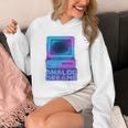 Lofi Reverie Analog Dreams Pixel 90s Desktop VHS Nostalgia Unisex Hoodie