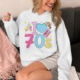 I Love 70's Retro Style Nostalgia Vibe 1970's Party Premium Tri-Blend Unisex Hoodie