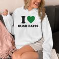I Love Irish Exits St Patrick's Day Introvert Party Unisex Hoodie I Love Irish Exits St Patrick's Day Introvert Party Unisex Hoodie