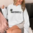 Masters Degree Graduation For Him Her Diploma T-Shirt Unisex Hoodie