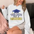 Masters Degree Proud Dad Graduation Shirt MBA Social Work Unisex Hoodie