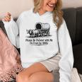 Please Be Patient With Me I'm From The 1900s Oxen And Wagon Premium Unisex Hoodie