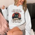 i Read Books And i Know Things Cat Reading Coffee Unisex Hoodie i Read Books And i Know Things Cat Reading Coffee Unisex Hoodie