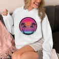 Retro 80s Synthwave Sunset & Palm Trees Retro Nostalgia 80s Unisex Hoodie Retro 80s Synthwave Sunset & Palm Trees Retro Nostalgia 80s Unisex Hoodie