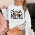 Senior Mom Class Of 2026 Graduation Leopard Coquette Bow Unisex Hoodie