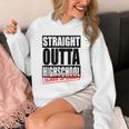 Straight Outta High School Class Of 2023 Graduation Unisex Hoodie