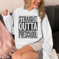 Straight Outta Preschool Shirt Boy Girl Graduation Unisex Hoodie