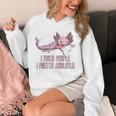 I Tried People I Prefer Axolotl Salamander Introvert Raglan Baseball Tee Unisex Hoodie