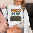 VHS Cassette Retro Analog Nostalgia Theme Premium Unisex Hoodie VHS Cassette Retro Analog Nostalgia Theme Premium Unisex Hoodie