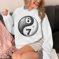 Vintage 6 7 Sketch Yin Yang Namaste Six Seven Nostalgia Unisex Hoodie