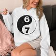 Vintage 6 7 Yin Yang Namaste Six Seven Nostalgia Unisex Hoodie