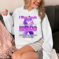 I Wear Purple In Memory Of My Husband Pancreatic Cancer Premium Tri-Blend Unisex Hoodie I Wear Purple In Memory Of My Husband Pancreatic Cancer Premium Tri-Blend Unisex Hoodie