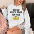 Will Give Medical Advice For Tacos Shirt Graduation MD Unisex Hoodie