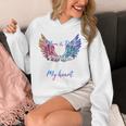 Wings In Memory Of Mom Dad In Heaven Guardian Angel Memorial Unisex Hoodie Wings In Memory Of Mom Dad In Heaven Guardian Angel Memorial Unisex Hoodie